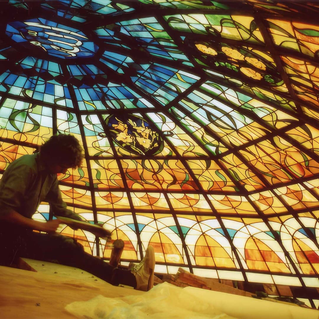Glass dome, Riyadh, 1983
